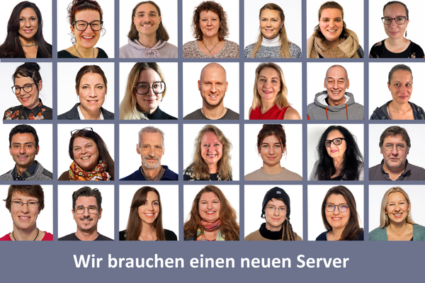 Kachel Spendenaufruf Server