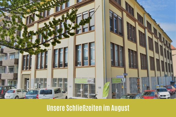 Das Foto zeigt die Fassade unserer Zentrale in der Simmlerstraße 10.
